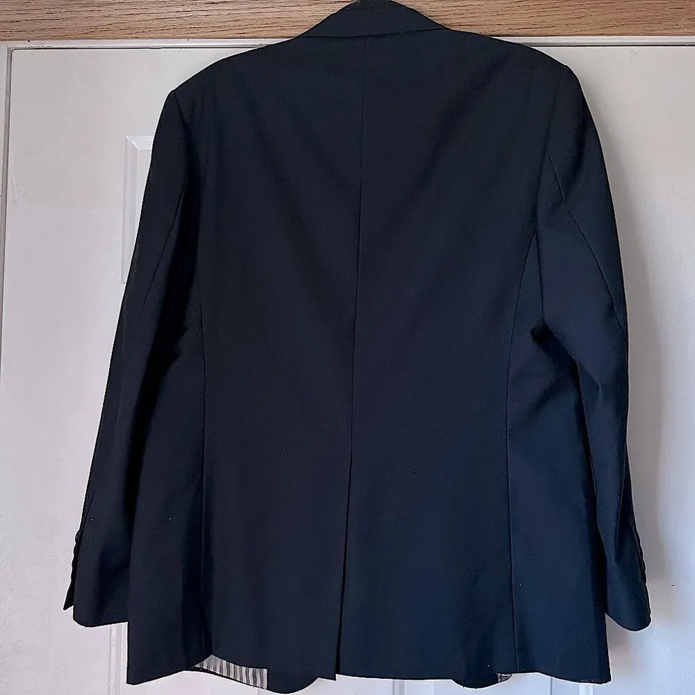 Van Heusen Men’s Black 3 Button Suit Jacket Blazer